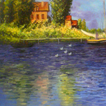 Red Boats at Argenteuil - Claude Monet - part 3